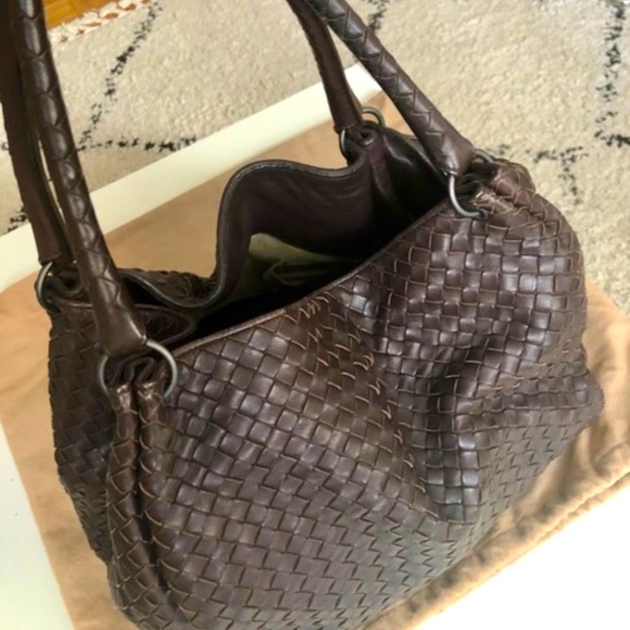 Bottega Veneta Intrecciato Woven Leather Satchel - Picture 7 of 15